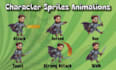 make game character and sprites animations