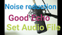 do noise reductions, clean, fix, podcast, audio enhance