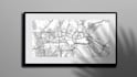 design custom city or region map, printable art map