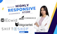 design a responsive ecwid bigcommerce big cartel shift4shop ecommerce store