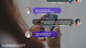 make a text messages chat animation