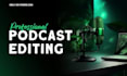 edit, mix and master your podcast