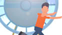 create premium 2d animation, modern motion graphics video