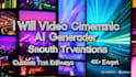 create cinematic ai generated videos with smooth transitions