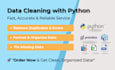 clean and prepare your data using python