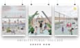 do an architectural collage illustration