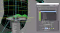 create a 3d character modeled with rigg in maya