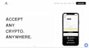 create ecommerce website to accept crypto payments with custom erc20 solana