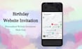 create a custom birthday invitation website with rsvp and music