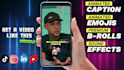 edit tiktok shorts and reels for youtube insta with captions