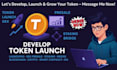 develop token launch launchpad dex presale staking bridge blockchain developer
