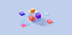 glass 3d cube animation