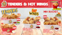 create a digital restaurant menu board for TV screen