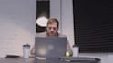 make a foley video of someone typing on a laptop