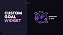do custom goal widget of your character