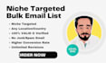 create niche targeted verified email list