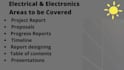 design and write project reports for electrical and electronics engineering