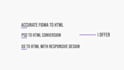 convert figma, PSD, xd to HTML with tailwind CSS or bootstrap