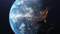 create a cinematic planet earth animation