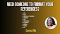 edit your paper to meet style and reference format
