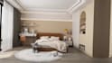 create bedroom floor plans, renderings and custom furniture