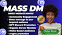 send discord dms mass direct message service to audience