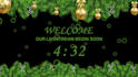 create motion graphics countdown church timer video