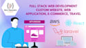 be your full stack developer laravel react js