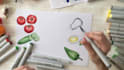 create hand drawn food or drink illustrations