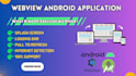 convert any website to android app webview