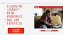 design a learndash lms website with courses and student dashboards