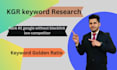 do kgr keyword research that actually ranking your website