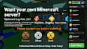create a minecraft server with advance and latest features