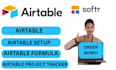 airtable airtable project tracker airtable formula airtable setup softr