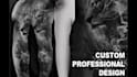 create a tattoo design of tattoo sleeve