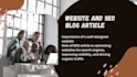 do seo friendly blogs and articles within 24hrs