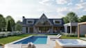 do landscape design, garden, terrace, patio, pool, deck, 3d backyard rendering
