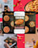 make creative food and pizza menu designs in high quality using canva pro