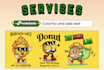 crate retro vintage cartoon character design illustration for mascot and logo