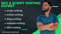 do professional scriptwriting for youtube automation