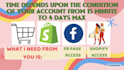 setup instagram, facebook shops and integrate with shopify