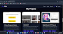 create a professional and modern portfolio website