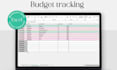 annual budget spreadsheet, excel budget, monthly planner, family yearly tracker