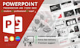 creat a modern design, superior, professional, and quick powerpoint presentation