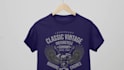 make retro vintage logo, vintage t shirt designs