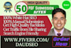 do PDF submission manually to 50 document sharing sites
