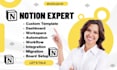 build custom notion template for your notion workspace as a notion expert