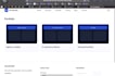 build a modern responsive website template with dark