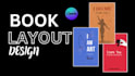 do book formatting, canva book layout and cover design
