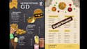 make a food or restaurant menu list